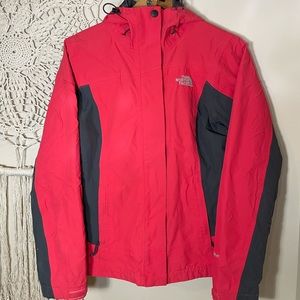 Red and Gray The North Face Women’s Jacket